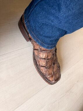 Men's Brown Exotic Cuadra Boot